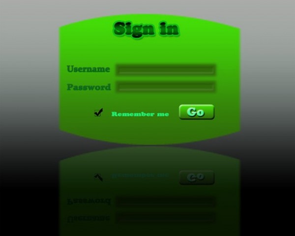 web unique ui elements ui stylish signin shape rounded quality psd panel original new modern login form login interface hi-res HD green login form green go button fresh free download free form field elements download detailed design creative clean bright box 