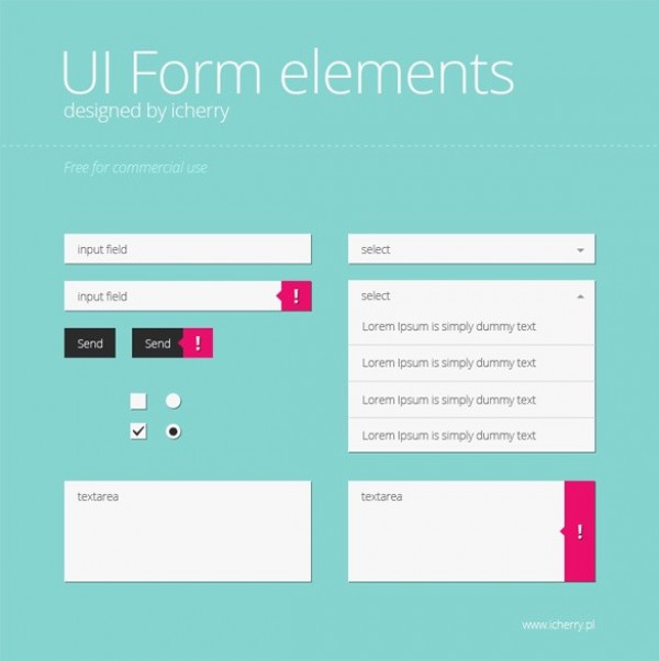 web ui kit web unique ui kit ui elements ui stylish simple send buttons search quality original new modern kit interface input fields hi-res HD fresh free download free elements dropdown download detailed design creative clean checkboxes 