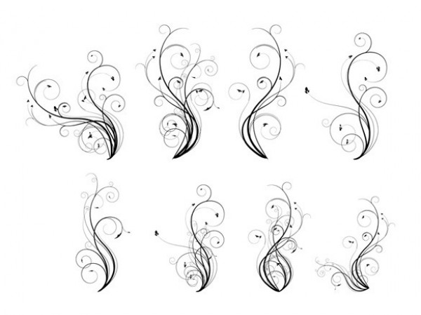 web vector unique ui elements swirls stylish set quality ornaments original new interface illustrator high quality hi-res HD graphic fresh free download free flourishes floral elements download detailed design decorations creative 