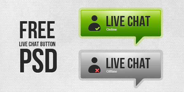 online offline live chat chat buttons 