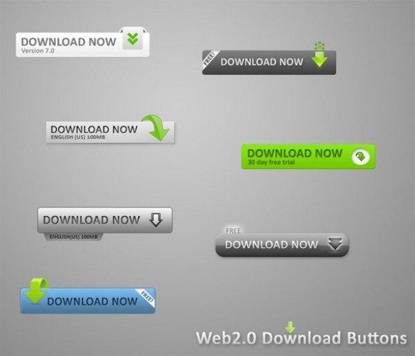 web 2.0 web unique ui elements ui stylish simple quality original new modern interface hi-res HD grey green gray fresh free download free elements download buttons download detailed design creative clean buttons blue 