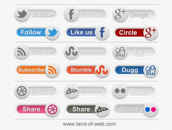 web unique ui elements ui toggles toggle switch stylish social share buttons social share social quality psd original on/off new networking modern interface hi-res HD fresh free download free elements download detailed design creative clean bookmarking  