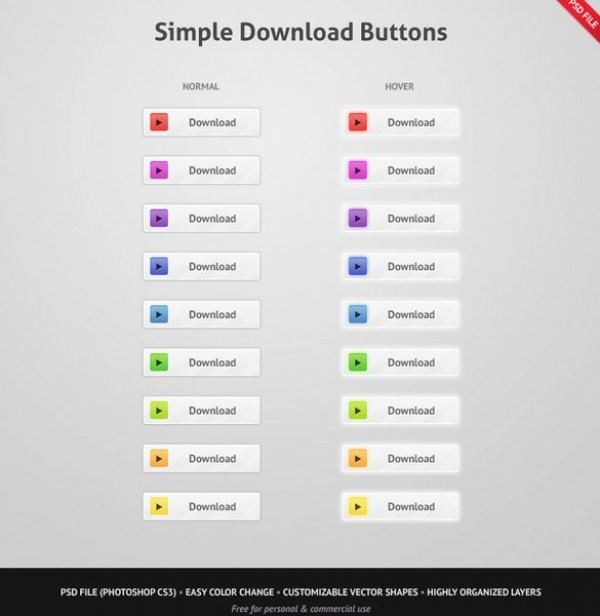 web unique ui elements ui stylish states quality psd original normal new modern interface hover hi-res HD fresh free download free elements download buttons download detailed design creative clean 