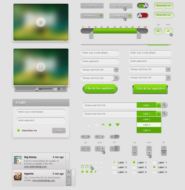 web video player up down buttons unique ui set ui kit ui elements set ui elements kit ui elements ui tooltips tags stylish star rating star icon set quality psd popouts original new modern login form light kit interface input fields image frame hi-res HD green fresh free download free favicon elements download button download detailed design creative clean check boxes advanced search field 