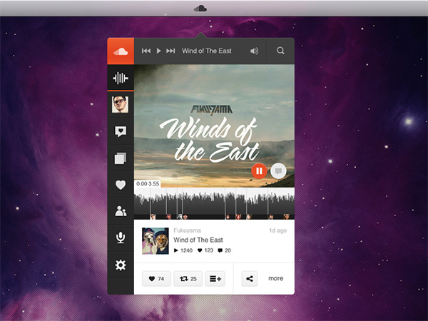 soundcloud sound cloud sidebar music player app music player music icons free cloud app 