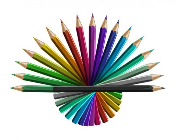 web unique ui elements ui stylish simple quality pencils pencil crayons original new modern interface hi-res HD fresh free download free elements download detailed design creative colorful colored pencils color wheel clean 