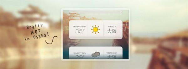 web weather widget weather unique ui elements ui temperature stylish quality psd popup original new modern interface icons humidity hi-res HD fresh free download free forecast elements download detailed design creative clean button box 
