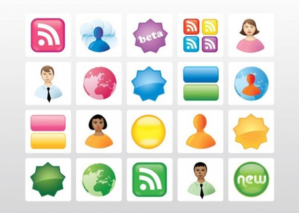 woman web vector user unique ui elements stylish rss feed RSS quality original new man interface illustrator icons high quality hi-res HD graphic globe fresh free download free elements earth download detailed design creative buttons businessman avatar AI 