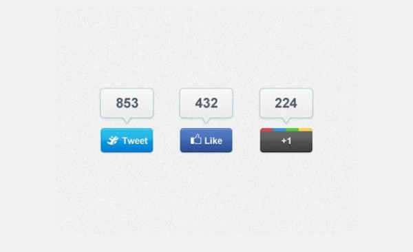web unique ui elements ui twitter tooltip counter tooltip stylish social share buttons social set quality psd original new modern interface hi-res HD google plus fresh free download free followers counter fan counter Facebook elements download detailed design creative clean  