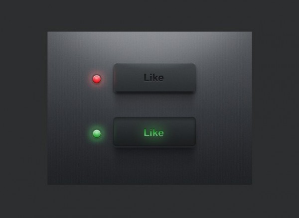 web unique ui elements ui stylish states quality psd original new modern like buttons lights LED interface hi-res HD fresh free download free elements download detailed design creative clean chunky black like button black 