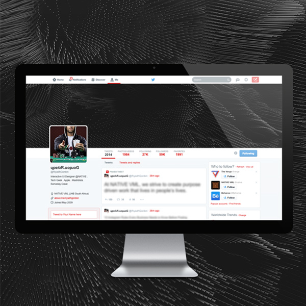 twitter profile page twitter redesign profile page mockup free download free 