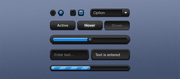 web unique ui elements ui stylish sliders simple quality original new modern kit interface hi-res HD fresh free download free forms elements download detailed design creative clean check box buttons blue black 