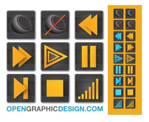web vector unique ui elements stylish sound icons quality original new music player icons music player music icons mp3 interface illustrator high quality hi-res HD graphic fresh free download free elements download detailed design creative buttons audio icons 