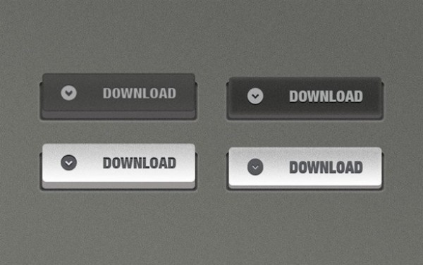 web unique ui elements ui stylish set quality psd pressed original normal new modern light interface hi-res HD grey fresh free download free elements download buttons download detailed design dark creative clean active 3D download buttons 3D buttons 3d 