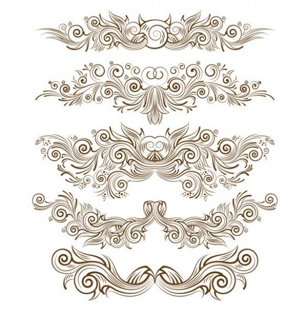 web vector unique ui elements swirl stylish scroll quality pattern ornament original new lines interface illustrator high quality hi-res HD graphic fresh free download free floral elements download detailed design delicate decoration creative border 