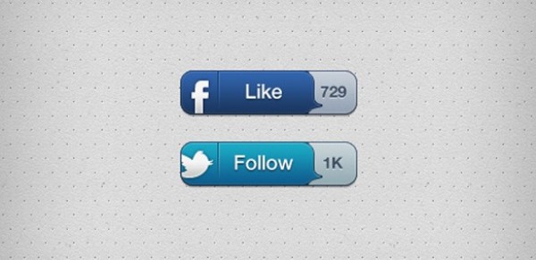 web unique ui elements ui twitter follow button stylish social buttons social set quality psd original new modern like button interface icons hi-res HD fresh free download free follow button facebook like button elements download detailed design creative clean blue 