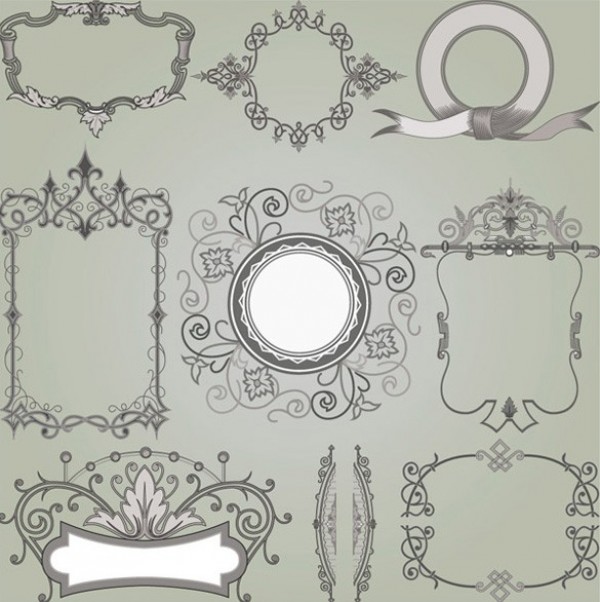 web vintage vector unique ui elements stylish scrollwork scroll ribbon quality ornaments original new lace interface illustrator high quality hi-res HD graphic fresh free download free frame european decoration elements download detailed design decorative creative banner 