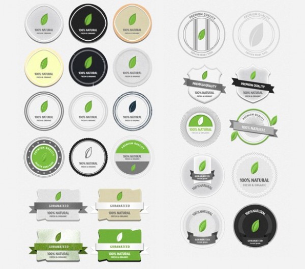 web unique ui elements ui stylish set round ribbon banner ribbon quality pack original organic new natural modern leaves leaf labels interface hi-res HD green fresh free download free elements eco friendly eco download detailed design creative clean badges 