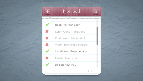 ui elements ui todo list ripped paper pad notes notepad list lined free download free checklist 