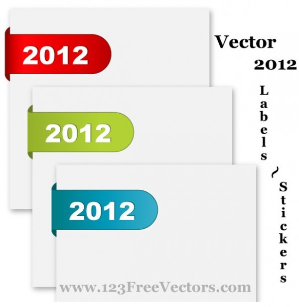 web vector unique ui elements stylish stickers red quality original new labels interface illustrator high quality hi-res HD green graphic fresh free download free elements download detailed design creative corners blue 2012 tab 2012 sticker 2012 banner 2012 