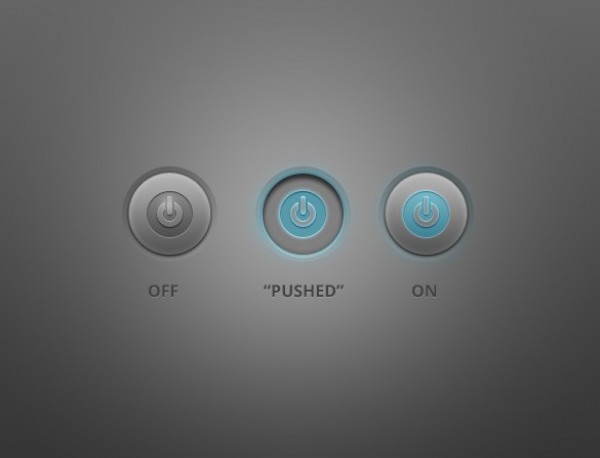 web unique ui elements ui stylish set round quality psd pressed power control power button original on/off button new modern interface hi-res HD grey fresh free download free elements download detailed design creative control clean blue 