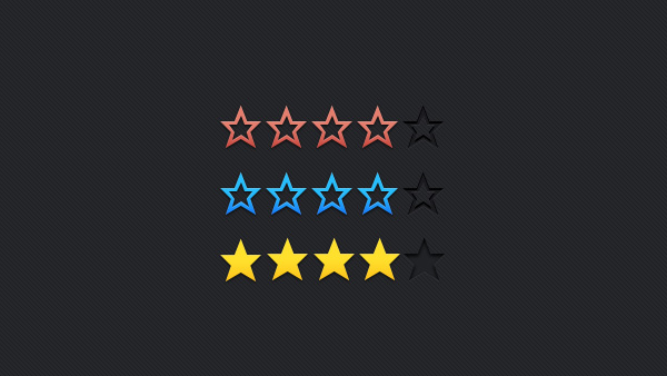 vector ui elements ui stars star rating rating outline line free download free flat filled  
