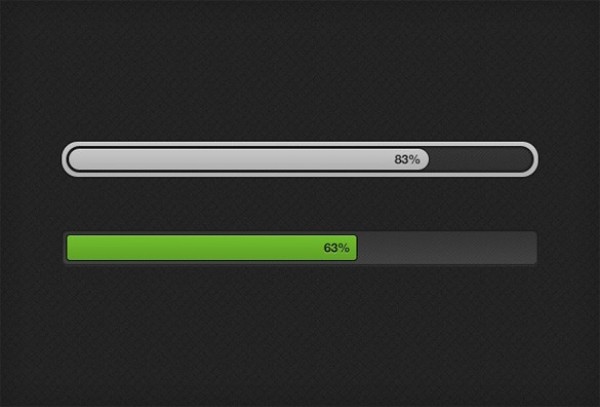 2 Minimal Textured Progress Bars PSD - WeLoveSoLo