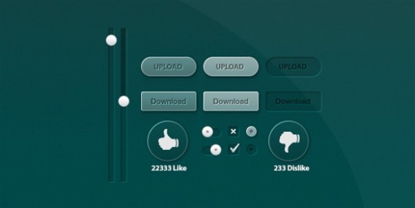 web unique ui set ui kit ui elements set ui elements ui toggles thumbs up thumbs down stylish states sliders sign set radio buttons quality psd pack original new modern interface hi-res HD green ui kit green fresh free download free elements download detailed design creative clean check boxes buttons  