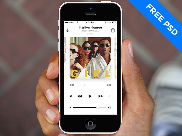 white ui elements ui simple music player app minimal ios7 music player app ios7 music player free download free 