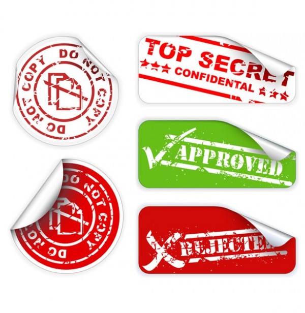 web vector unique ui elements top secret stylish sticker rejected quality original new label interface illustrator high quality hi-res HD grungy grunge graphic fresh free download free elements download do not copy detailed design curled curl creative approved 