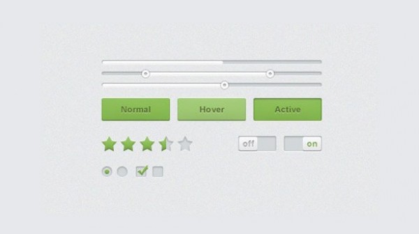 web unique ui set ui kit ui elements ui switches stylish star rating sliders set radio buttons quality psd original new modern kit interface hi-res HD grey green fresh free download free elements download detailed design creative clean check boxes buttons 