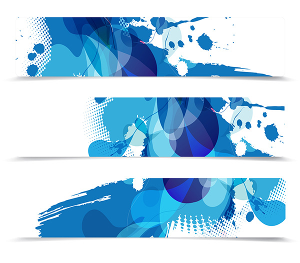 vector splatter halftone free download free dots business blue banners abstract 
