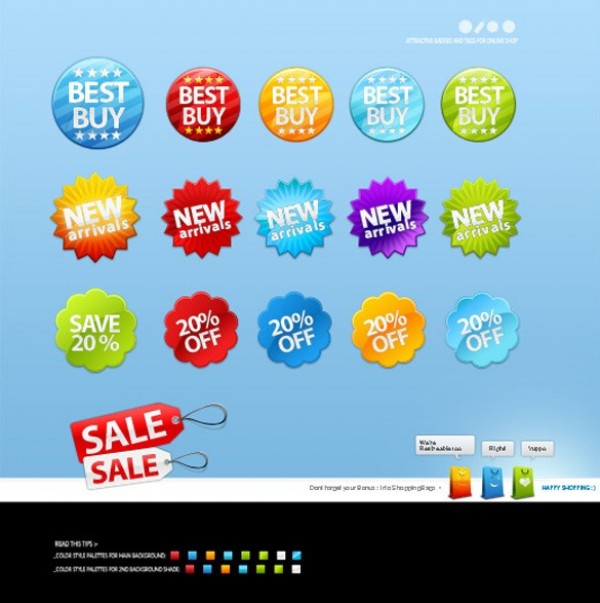 web unique ui elements ui tags stylish stickers simple sales quality psd original new modern interface hi-res HD fresh free download free elements download detailed design creative colorful clean badges 