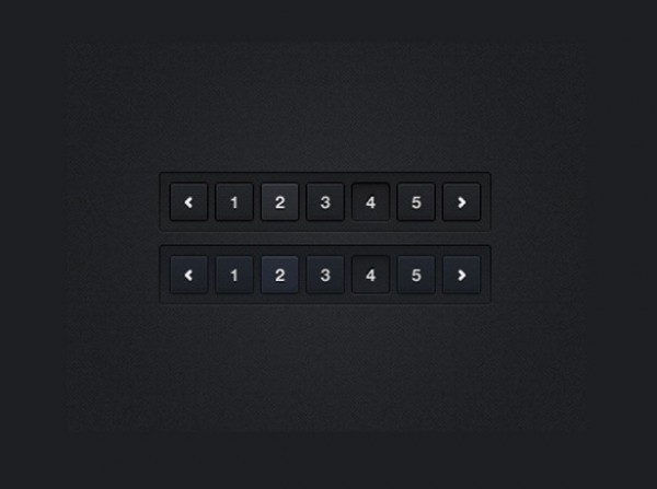 web unique ui elements ui stylish set quality psd pressed pagination page navigation original new modern interface inset hi-res HD fresh free download free elements download detailed design dark pagination dark creative clean buttons black active 