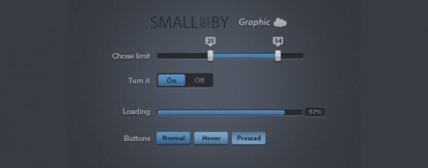 web unique ui elements ui toggle stylish simple set quality psd original new modern loading bar limit selector kit interface hi-res HD fresh free download free elements download detailed design creative clean buttons blue 
