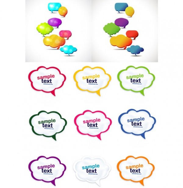 web vector unique ui elements stylish speech cloud set quality original new message interface illustrator high quality hi-res HD graphic fresh free download free EPS elements download dialogue box detailed design creative chat 