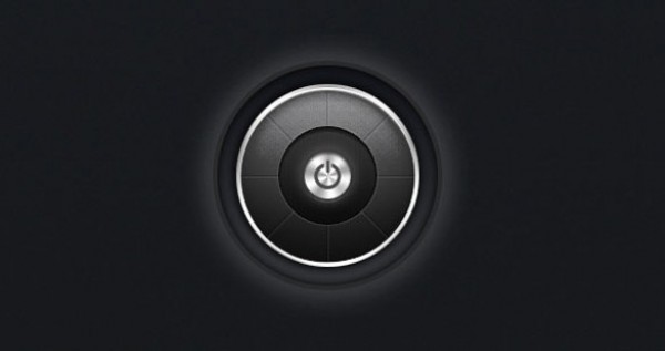 web unique ui elements ui stylish round quality psd power button power original on/off button new modern metal interface hi-res HD fresh free download free elements download detailed design creative clean button black 