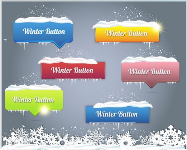 winter buttons winter web vector unique ui elements stylish snowy buttons snowy snow set red quality original new interface illustrator icicles high quality hi-res HD graphic fresh free download free EPS elements download detailed design creative colorful christmas buttons blue banners 