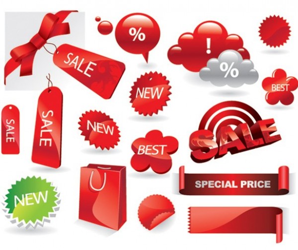 web vector unique ui elements tags stylish signs set sales ribbon red quality price tags pack original new labels interface illustrator high quality hi-res HD graphic fresh free download free EPS elements ecommerce download discount detailed design creative corner banner badge 