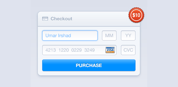 widget ui elements ui payment free download free form credit card checkout box 