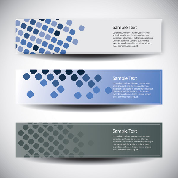 vector squares set free download free dotted dots business blue banners abstract 