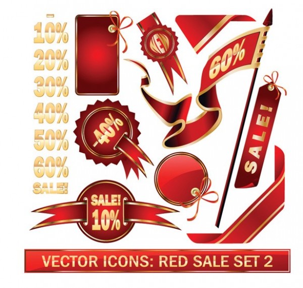 web vector unique ui elements tags stylish stickers sales ribbons red quality original new interface illustrator high quality hi-res HD graphic fresh free download free flags elements download discount detailed design creative badges 