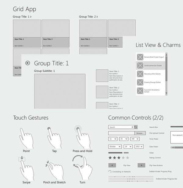 wireframing wireframes windows 8 wireframes windows 8 web unique ui elements ui templates stylish set quality pptx powerpoint original new modern interface hi-res HD fresh free download free elements download detailed design creative clean 