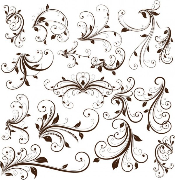 web vector unique ui elements swirl stylish quality ornaments original new interface illustrator high quality hi-res HD graphic fresh free download free flourish floral elements floral elements download detailed design decorations creative 