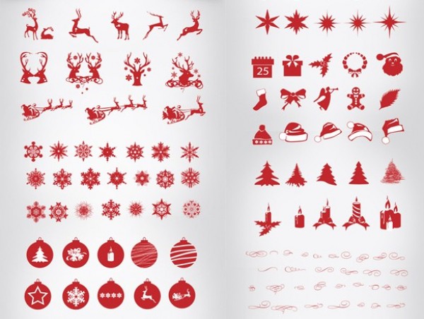 web unique ui elements ui trees stylish silhouettes set santa reindeer quality psd pack original new modern interface icons hi-res HD fresh free download free elements download detailed design creative clean christmas silhouette christmas icons Christmas elements candles 