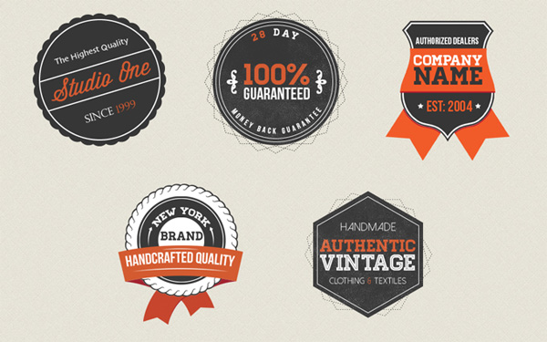 vintage ui elements ui ribbons quality prize label guarantee free download free badges badge award 