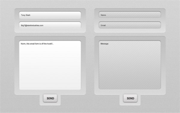web unique ultimate ui elements ui stylish simple quality original new modern message interface high detail hi-res HD grey gray fresh free download free form email form email elements download detailed design creative clean box 