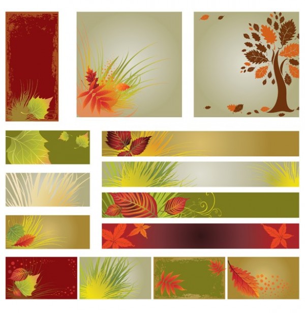 web vector unique ui elements stylish quality original orange new interface illustrator high quality hi-res HD graphic fresh free download free Fall elements download detailed design creative banner background autumn tree autumn leaves autumn 