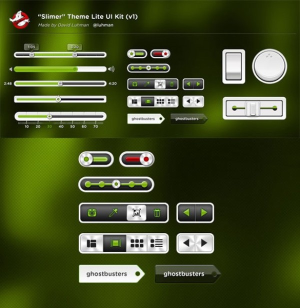 web unique ui set ui kit ui elements ui toggles tags switches stylish slimer sliders quality psd progress bars original new modern knobs interface hi-res HD green fresh free download free elements download detailed design creative clean 