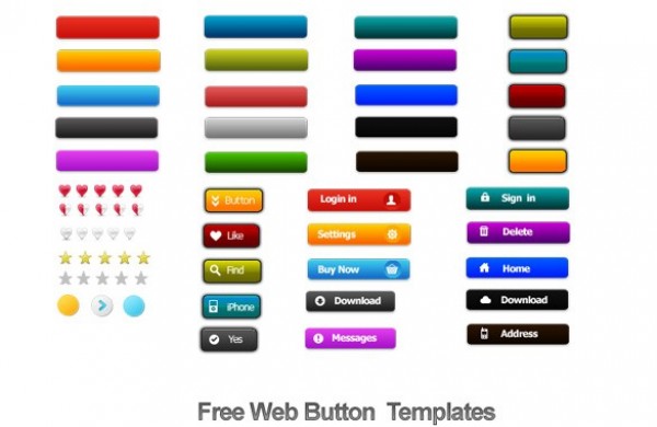 web unique ui elements ui submit stylish star rating set quality psd pack original new modern login interface hi-res heart ratings HD fresh free download free elements download button download detailed design creative colors colorful clean buy now buttons 